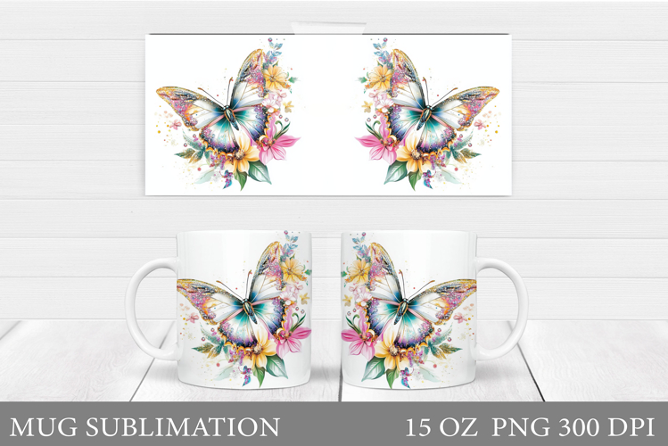 Pink Butterfly Clipart Image 6