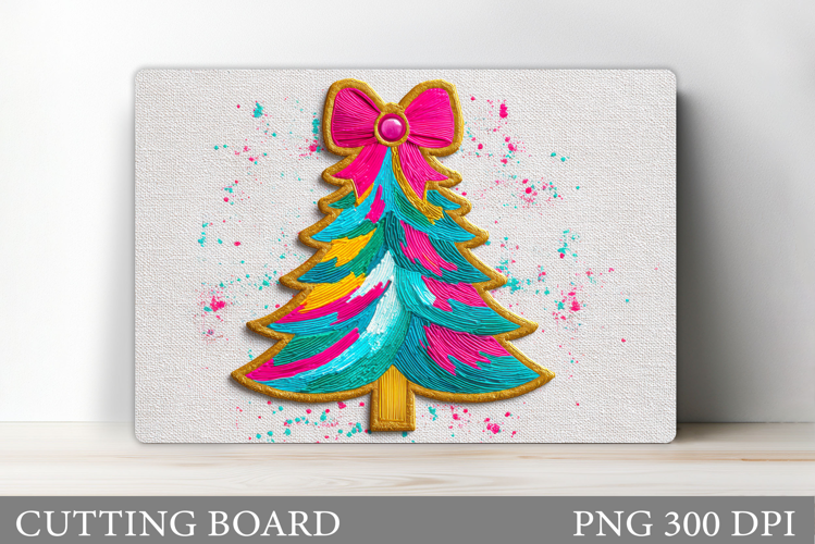 Christmas Tree Cutting Board. Kitchen Cutting Board Design