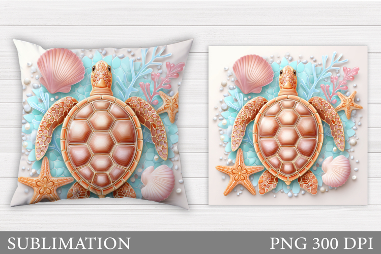 Cute Turtle Clipart Image 5