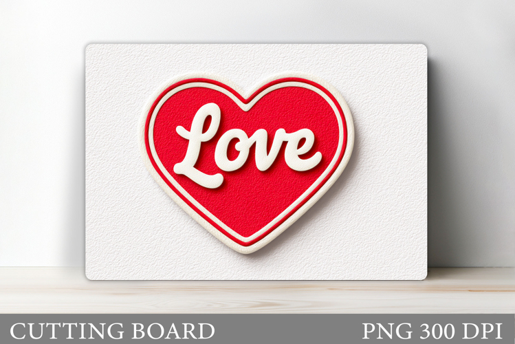 Heart Cutting Board Design. Heart Kitchen Cutting Board