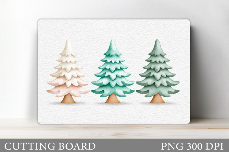 Christmas Tree Cutting Board Design. Kitchen Cutting Board