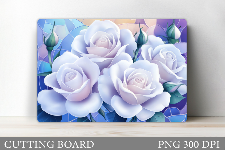 Roses Cutting Board. Flowers Cutting Board Sublimation