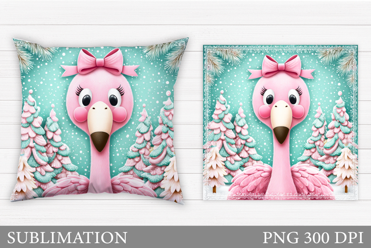 Cute Flamingo Clipart Image 8