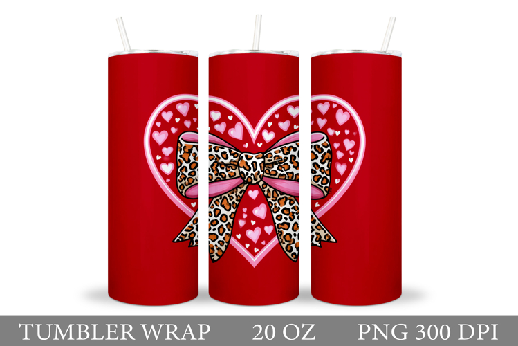 Heart Tumbler Design. Valentine Tumbler Wrap Sublimation