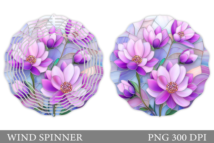 Wildflowers Wind Spinner. Floral Wind Spinner Sublimation