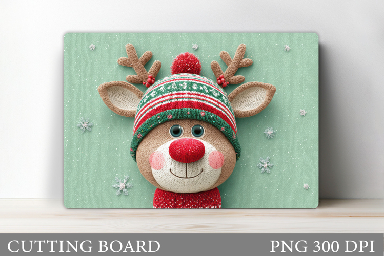 Christmas Deer Cutting Board. Christmas Cutting Board Design