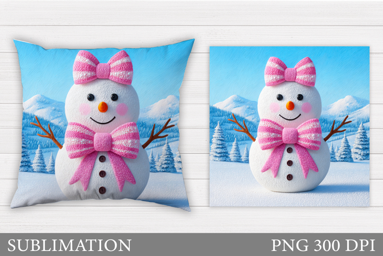 Snowman Sublimation Image 4