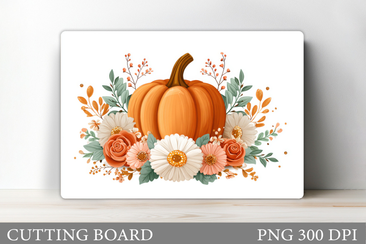 Pumpkin Cutting Board Design. Pumpkin Sublimation