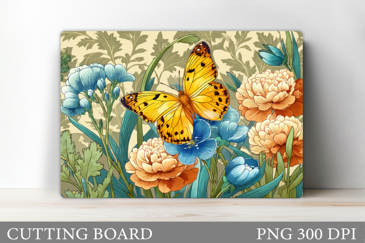 Butterfly Cutting Board Design. Butterfly Sublimation