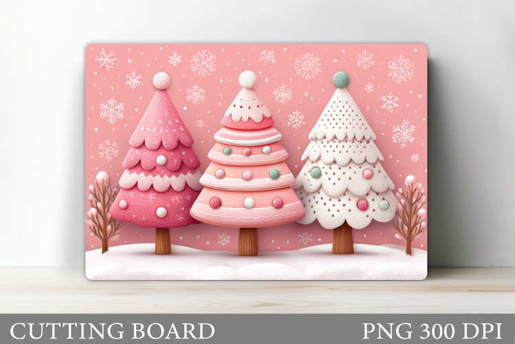 Christmas Tree Cutting Board Design. Kitchen Cutting Board