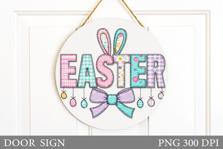 Easter Door Sign Design. Easter Sublimation