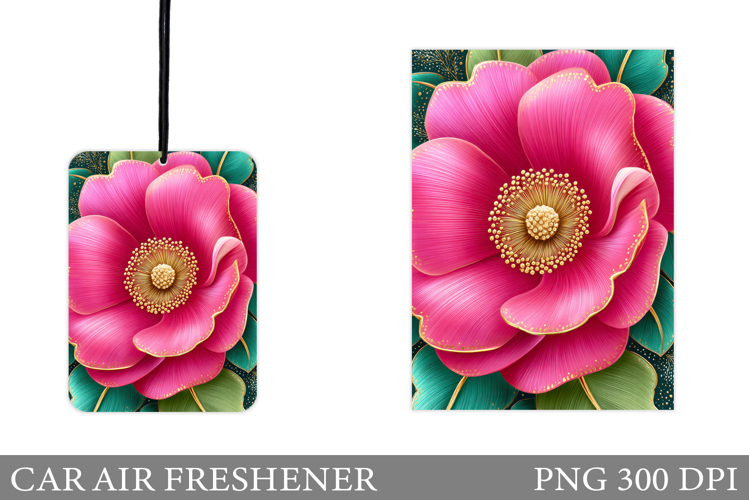 Flower Car Air Freshener. Floral Car Air Freshener Design