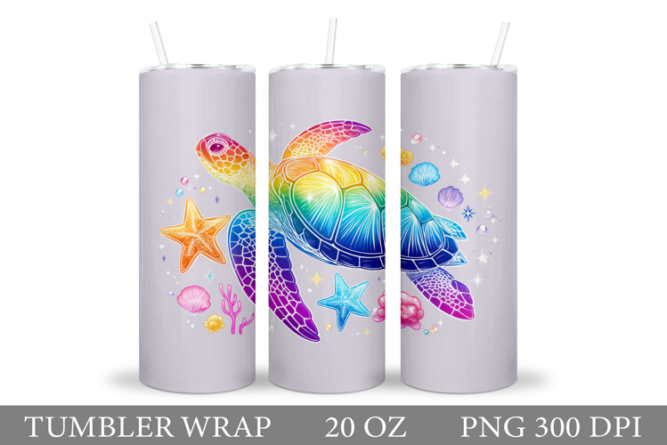 Turtle Tumbler Design. Sea Turtle Tumbler Sublimation