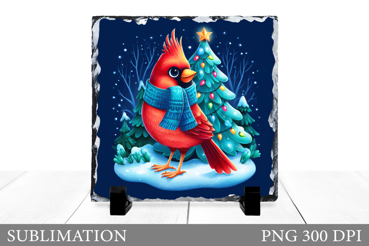 Christmas Bird Sublimation. Christmas Bird Slate Design