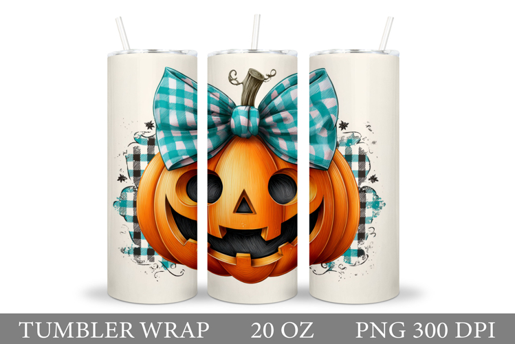 Halloween Pumpkin Tumbler. Halloween Tumbler Sublimation