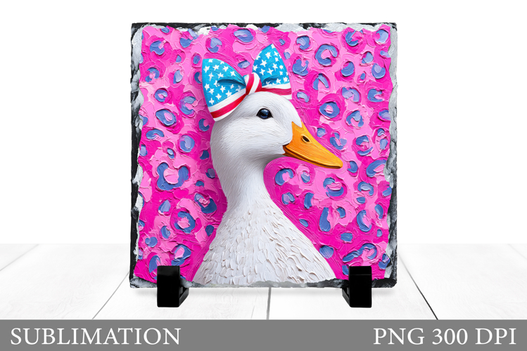 Cute Goose Sublimation. Goose Slate Design