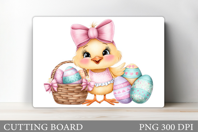 Easter Chick Cutting Board. Easter Cutting Board Design