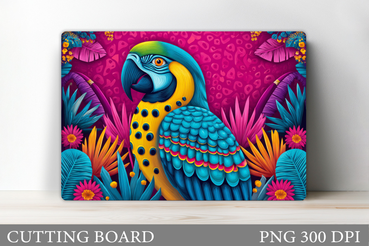 Parrot Cutting Board Design. Parrot Kitchen Cutting Board