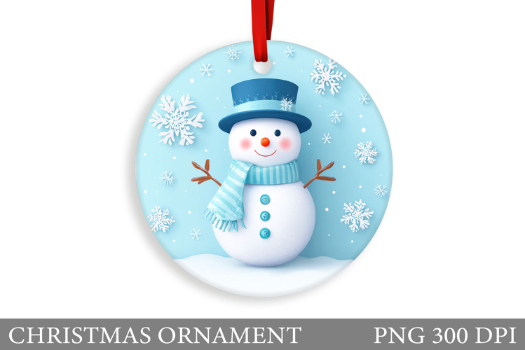 Cute Snowman Clipart Image 3