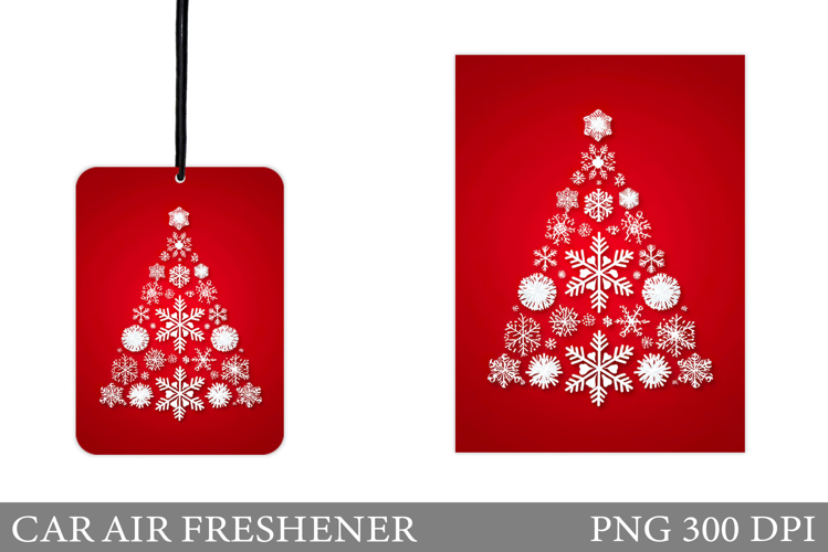 Christmas Tree Car Air Freshener. Winter Car Air Freshener