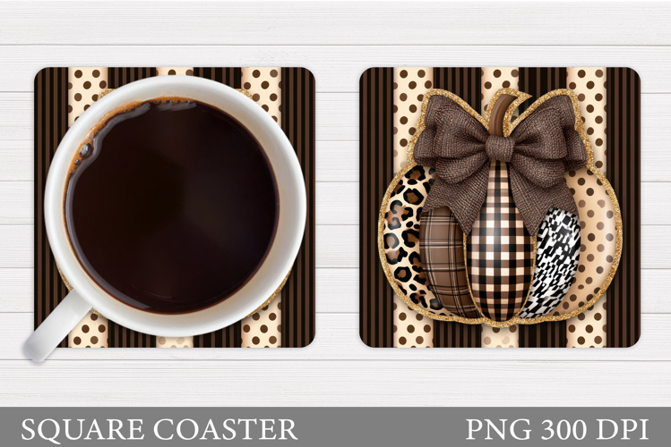 Pumpkin Coaster Design. Pumpkin Sublimation