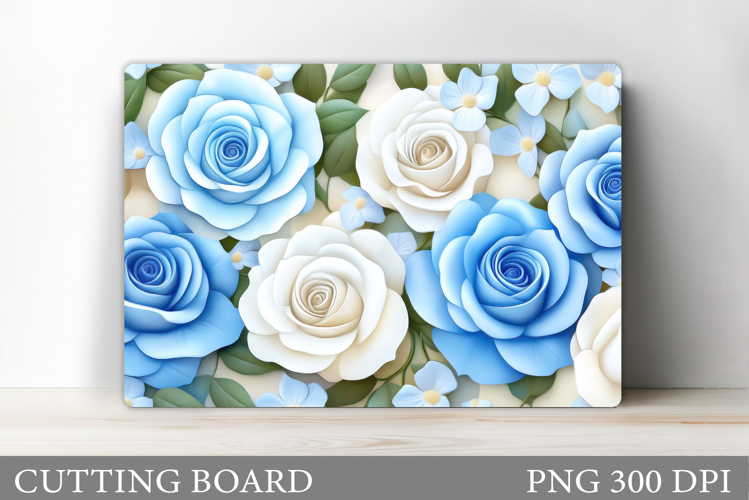 Roses Cutting Board. Flowers Cutting Board Sublimation