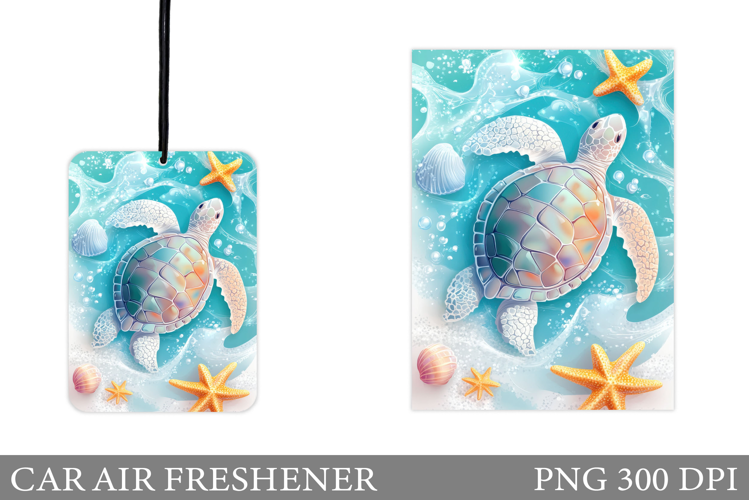 Turtle Car Air Freshener. Sea Car Air Freshener Design