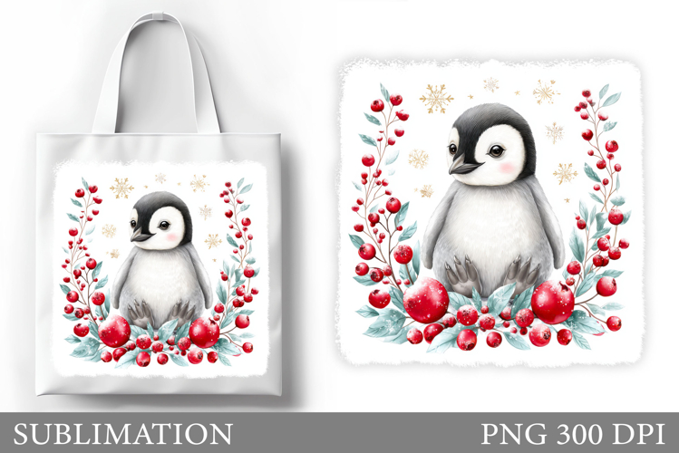 Christmas Penguin Clipart Image 16