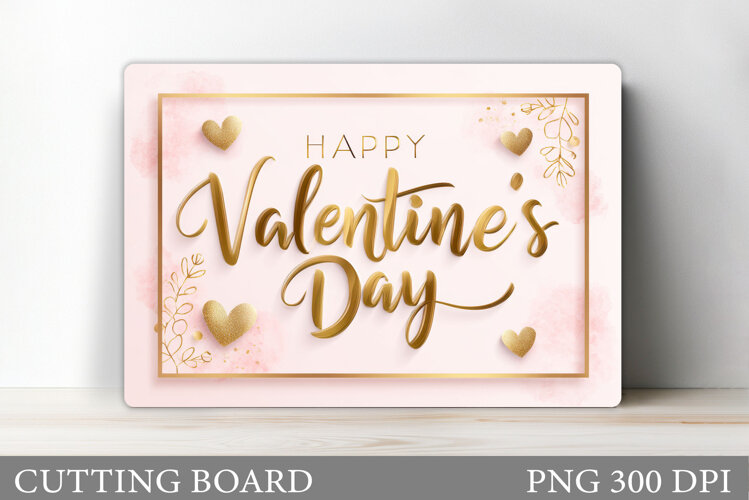 Valentines Day Cutting Board. Valentines Cutting Board example image 1