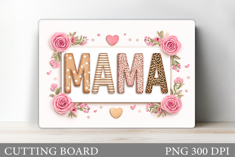 Mother's Day Cutting Board. Mother's Day Sublimation