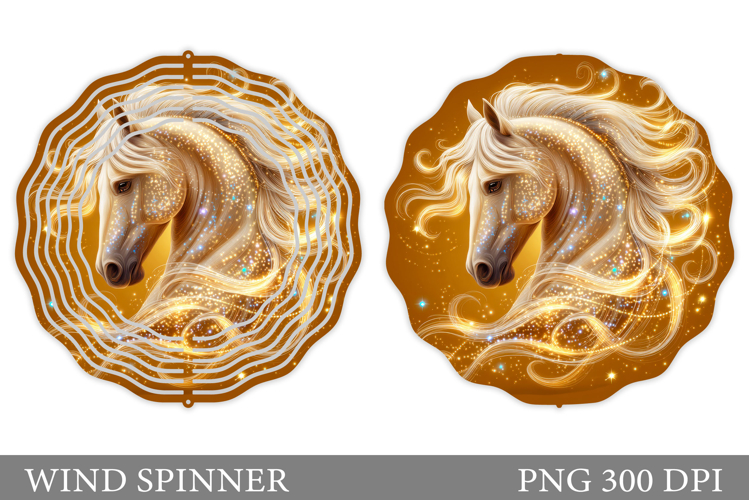 Horse Wind Spinner Design. Horse Sublimation