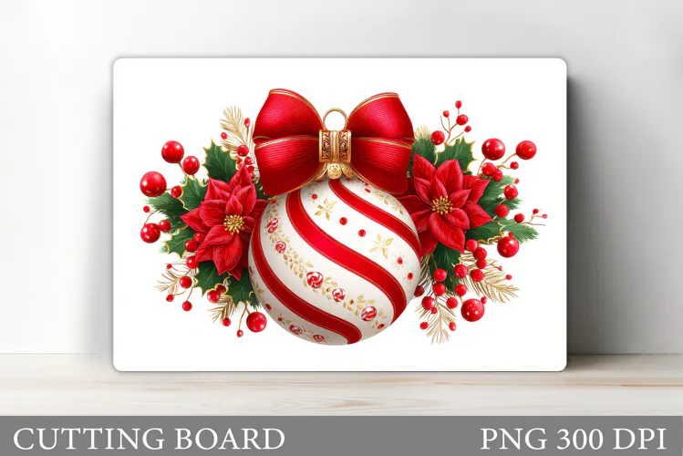 Christmas Cutting Board Design. Christmas Sublimation