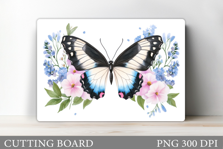 Butterfly Cutting Board Design. Butterfly Sublimation