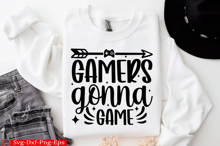 Gaming SVG Design Gamer Quotes Design