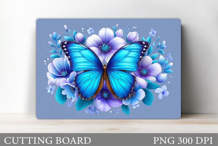 Butterfly Cutting Board. Butterfly Sublimation example image 1