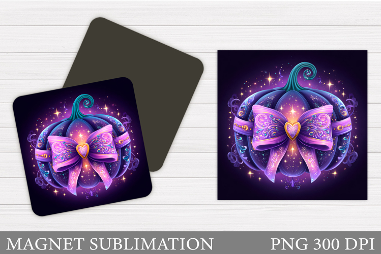 Pumpkin Magnet Design. Pumpkin Sublimation