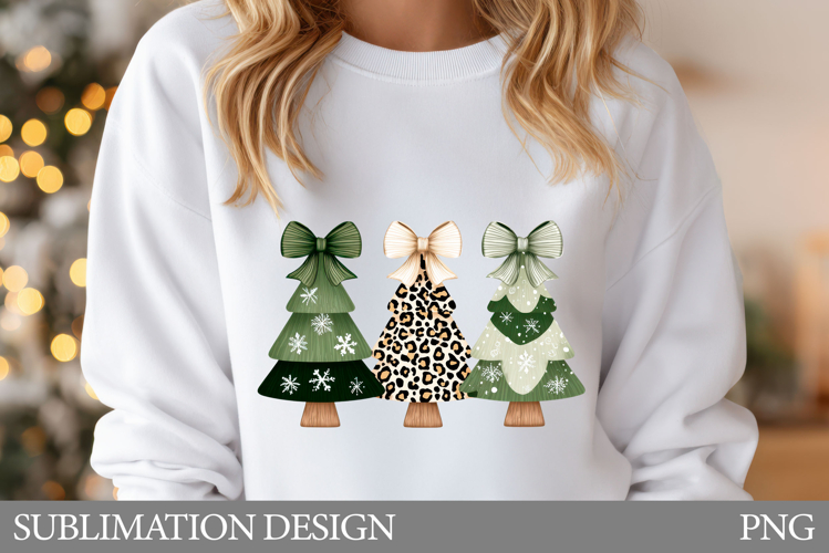 Christmas Tree T-Shirt Design. Christmas Tree Sublimation