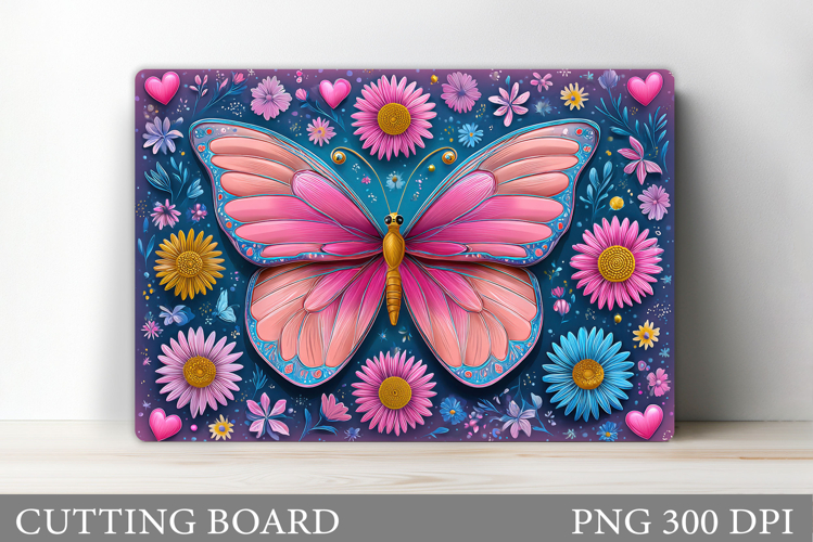 Butterfly Cutting Board. Butterfly Sublimation
