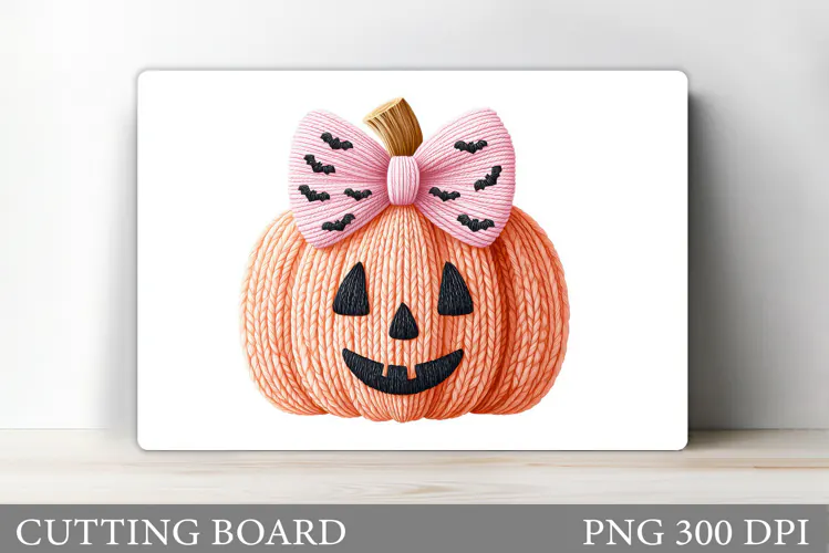 Halloween Pumpkin Cutting Board. Halloween Cutting Board