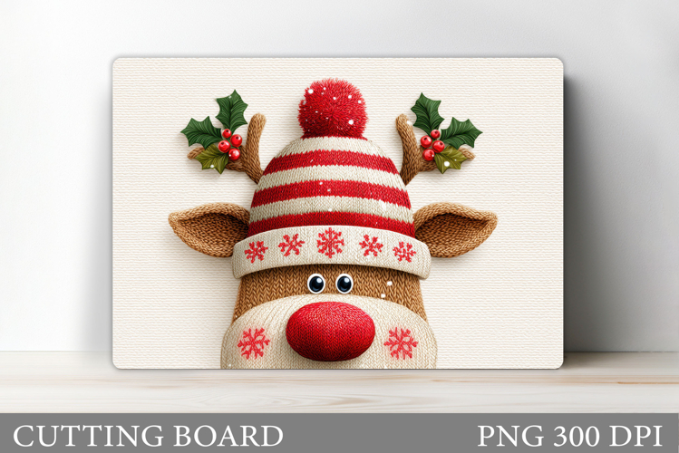 Christmas Deer Cutting Board. Christmas Cutting Board Design