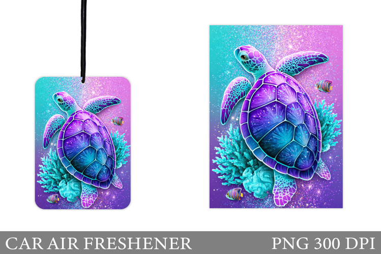 Turtle Car Air Freshener. Sea Car Air Freshener Design