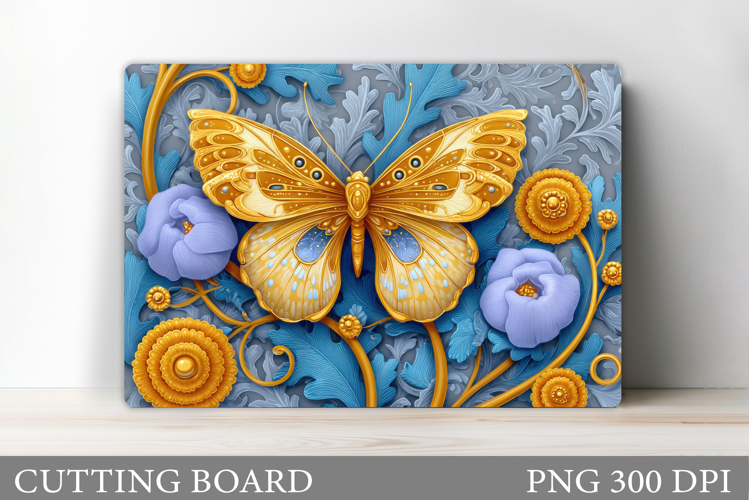 Butterfly Cutting Board Design. Butterfly Sublimation