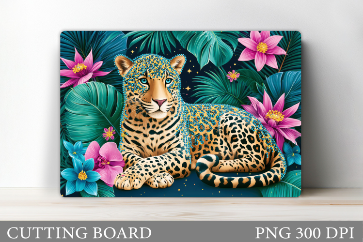 Leopard Cutting Board Design. Leopard Sublimation