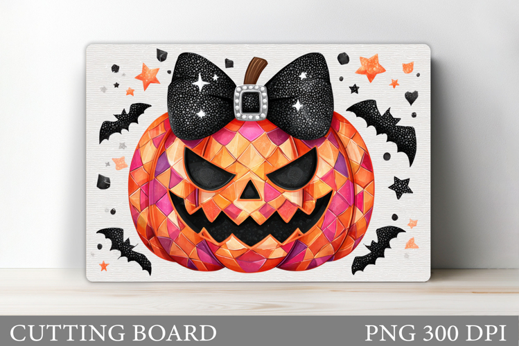Halloween Pumpkin Cutting Board. Halloween Cutting Board