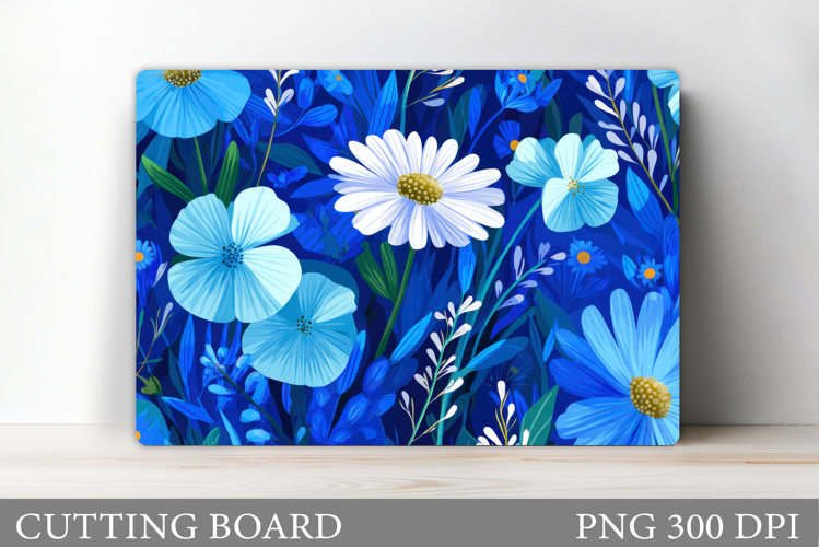 Wildflowers Cutting Board. Flowers Cutting Board Sublimation