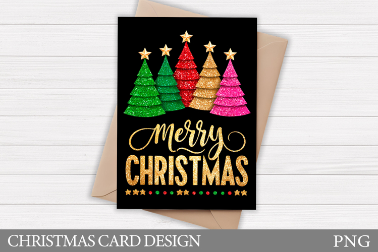 Merry Christmas Card Design. Christmas Card Printable