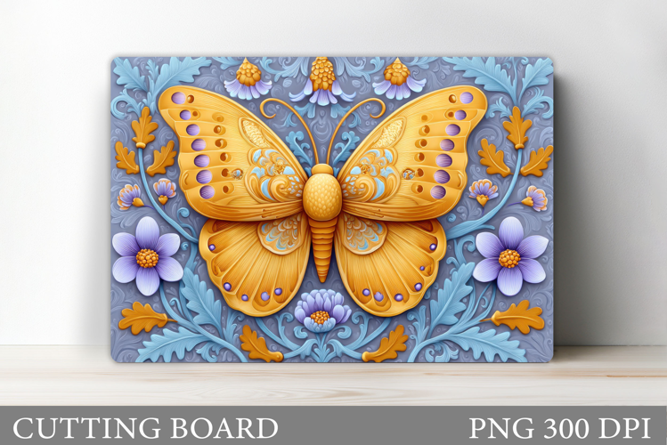 Butterfly Cutting Board Design. Butterfly Sublimation
