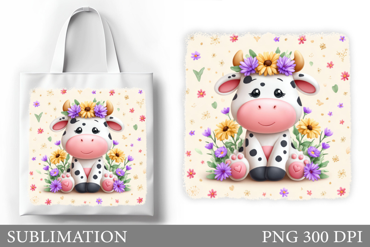Cute Cow Clipart Image 3