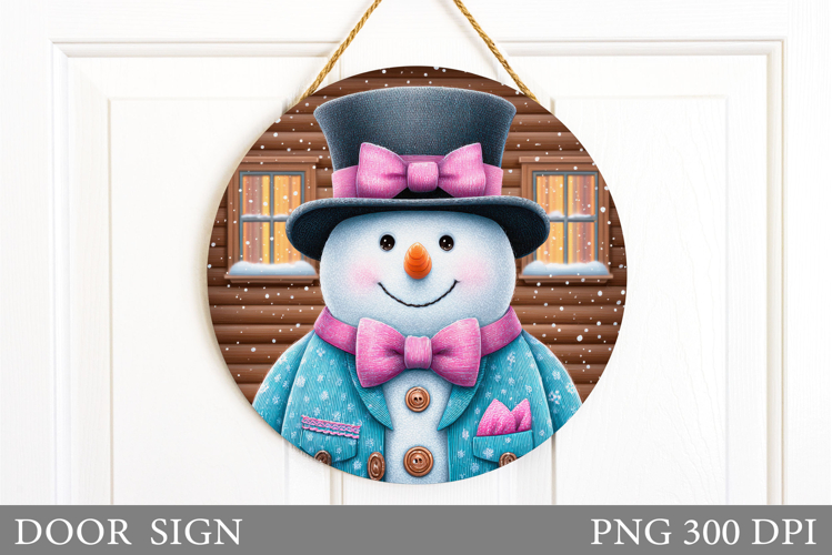 Christmas Snowman Clipart Image 7