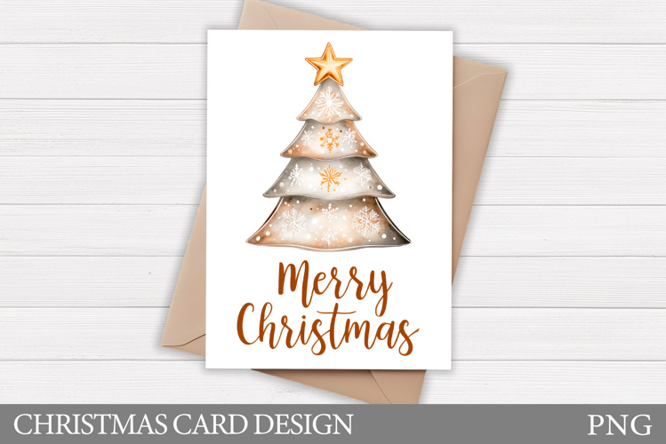 Christmas Tree Card Design. Christmas Card Printable
